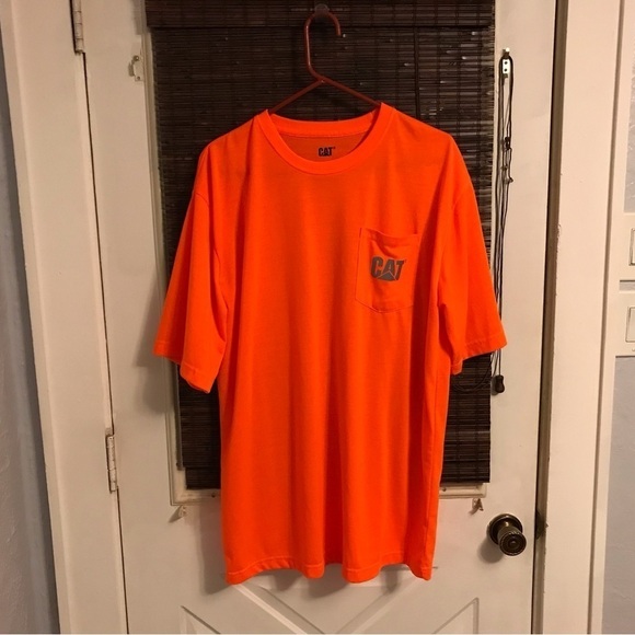 NWOT Cat Mens Work Tee shirt - Picture 1 of 6
